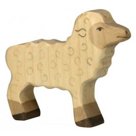 Vache debout noire Holztiger