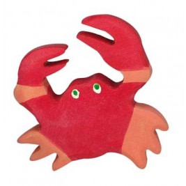 Crabe en bois Holztiger