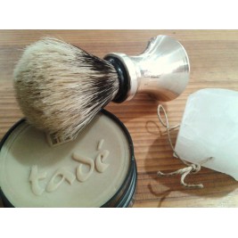 Badger shaving silver