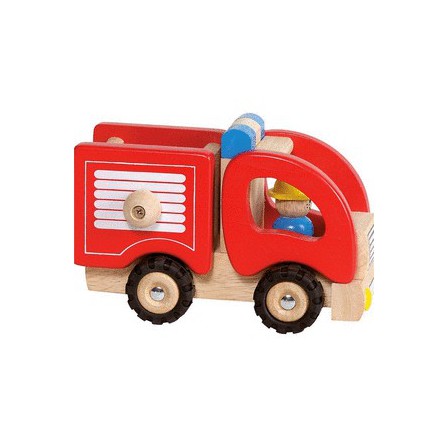 jouet en bois camion pompier