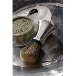 Badger shaving silver