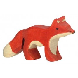 Vache debout noire Holztiger