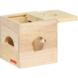 Petite boîte à formes en bois Goki
