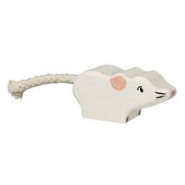 Vache debout noire Holztiger