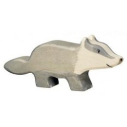 Vache debout noire Holztiger