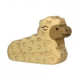 Vache debout noire Holztiger