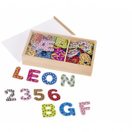 Aimant alphabet et chiffres – 88 éléments GOKI