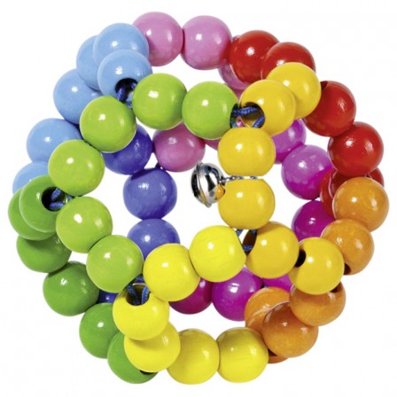 Hochet balle arc-en-ciel flexible Heimess Hochet balle arc-en-ciel flexible Heimess