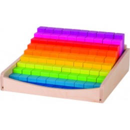 Réglettes de calcul lasuré en bois Goki